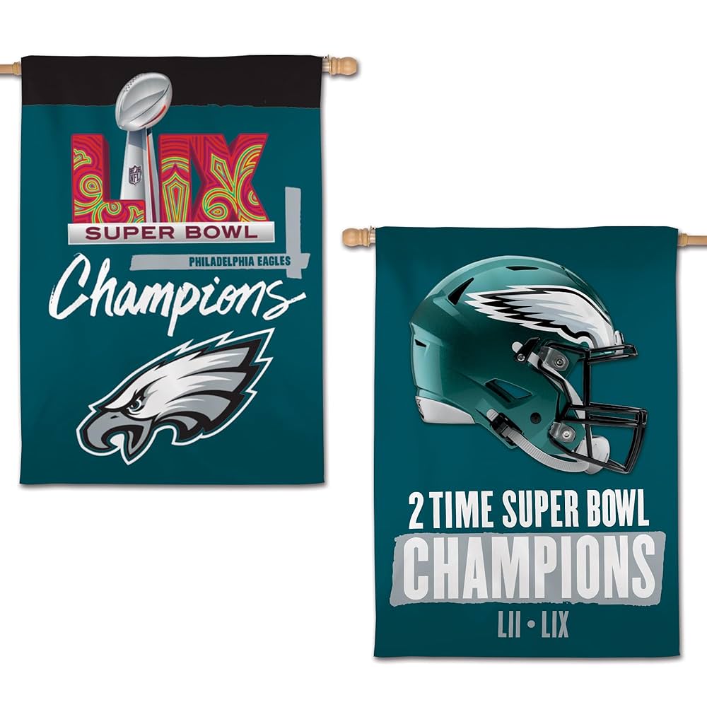NFL EAGLES 3段ロゴプリントパーカー ×ヴィンテージ バイカラーベスト WinCraft Philadelphia Eagles 3' x 5' Classic Logo 1-Sided